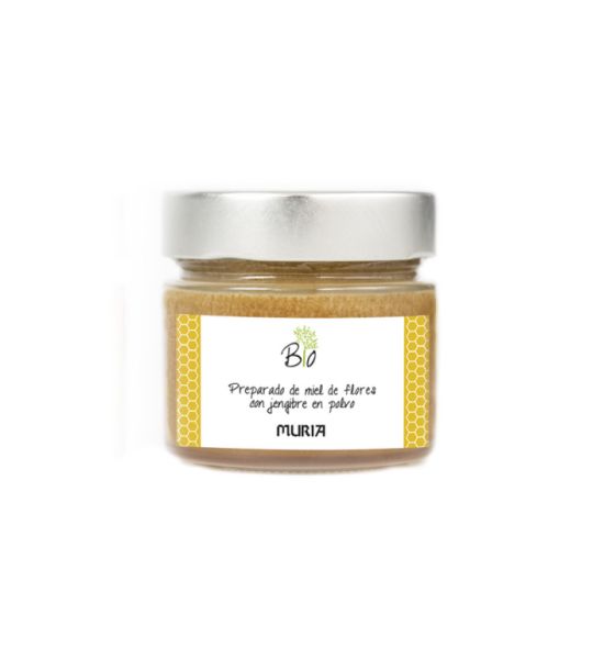 Miel de Fleurs Préparé avec Poudre de Gingembre Eco 250 g