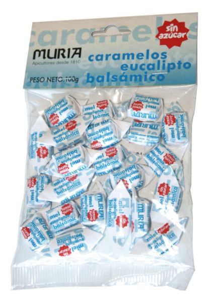 Bonbons Eucalyptus Sans Sucre 100 g - MURIA