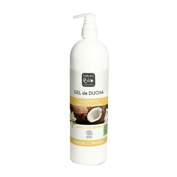 BIO VANILLA & COCONUT EXOTIC SHOWER GEL 740ml