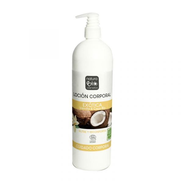 LOÇÃO CORPORAL EXÓTICA DE BAUNILHA E COCO 740ml