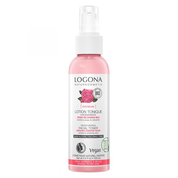 DAMASCENA PINK MOISTURIZING TONIC 125ml - LOGONA