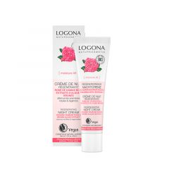 Buy LOGONA REGENERATING NIGHT CREAM PINK DAMASCENA 30ml By 15,95€