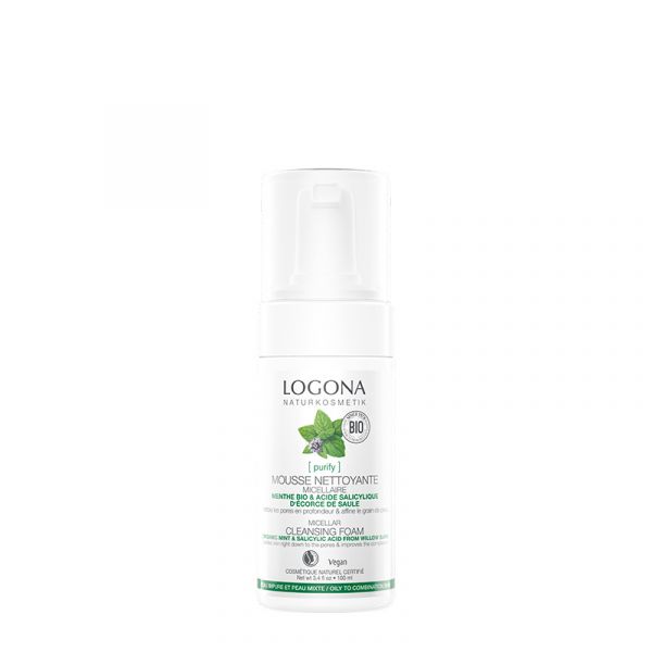 MOUSSE NETTOYANTE MENTHE ET ACIDE MICELLAIRE SALICYLIQUE