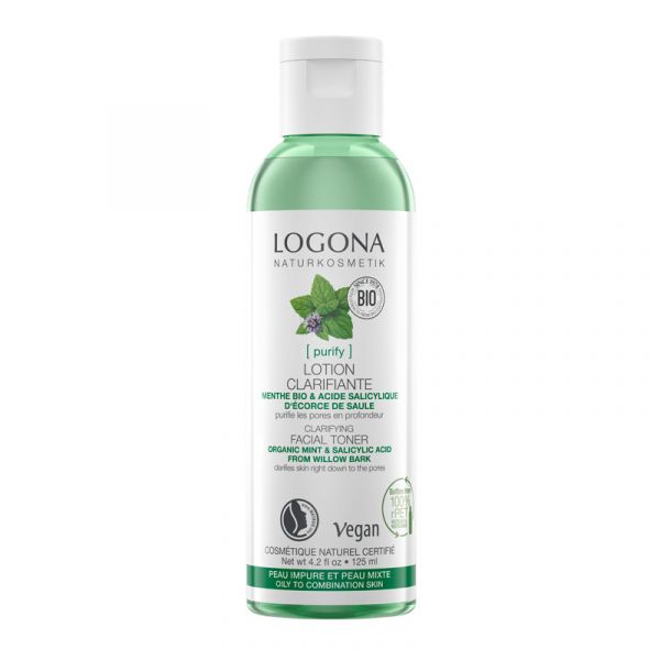 MINT PURIFYING TONIC & SALICYLISYRA 125ml - LOGONA