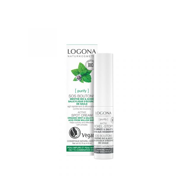 STICK SOS GRAINS MINT & SALICYLISYRA 6ml - LOGONA