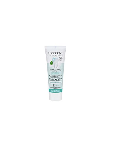 Creme dental branqueador sem flúor 75 ml - LOGONA