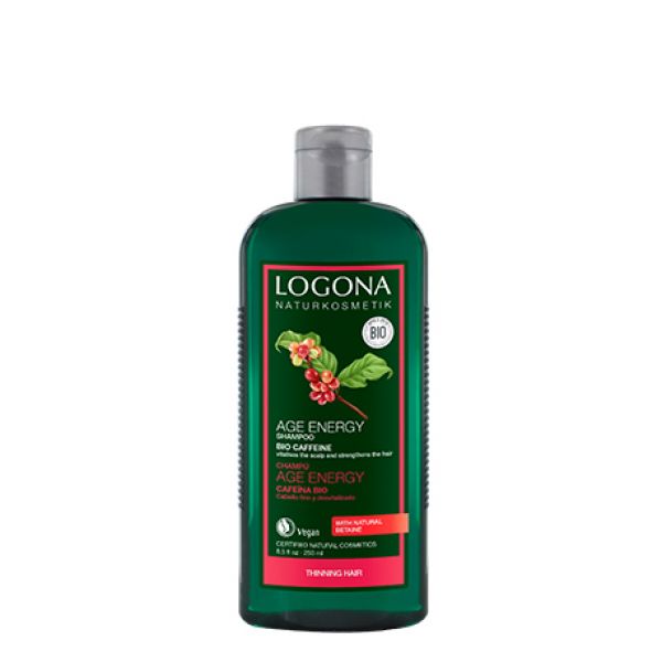 SHAMPOO AGE ENERGY CAFEÍNA 250 ml - LOGONA