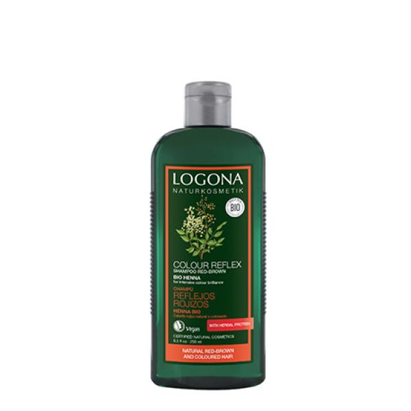 SHAMPOO RIFLESSI ROSSO ALL'HENNA 250 ml - LOGONA