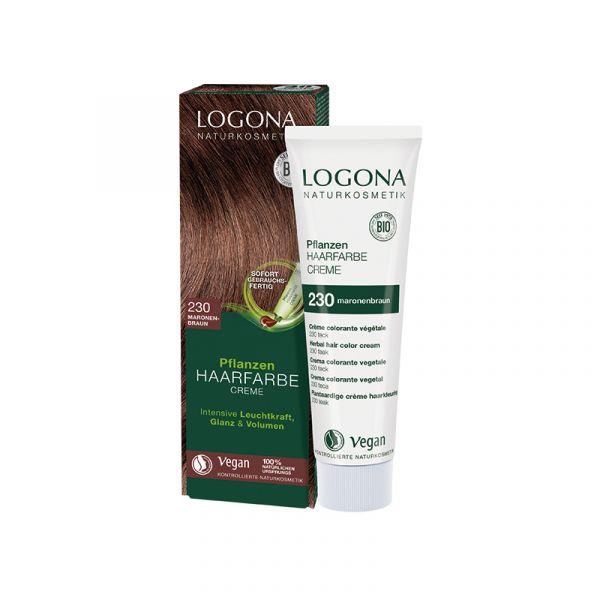 COLORANT VEGETAL EN CREMA 230 TECA 150 ml - LOGONA