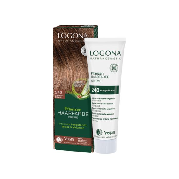 CREMA COLORANTE VEGETALE 240 NOCE 150 ml - LOGONA