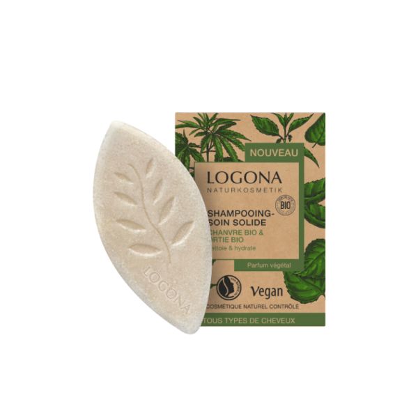 SOLID SHAMPOO HEMP AND NETTLE 60gr - LOGONA