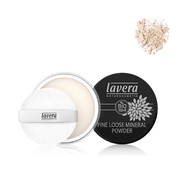 MAKEUP FIN TRANSPARENT MINERALPULVER 8 gr - LAVERA