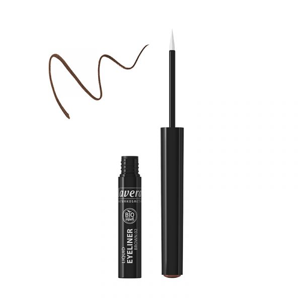 EYELINER LIQUIDE MARRON 02 2,8ml - LAVERA