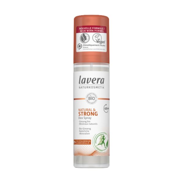 DEODORANT SPRAY 48H+ FORT & NATUREL 75ml - LAVERA