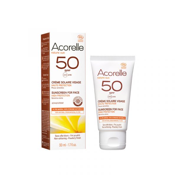 Ansiktssolkräm SPF 50 50ml - ACORELLE