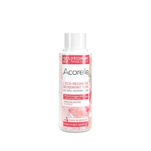 Recàrrega desodorant rotllo rosa salvatge bio 100 ml