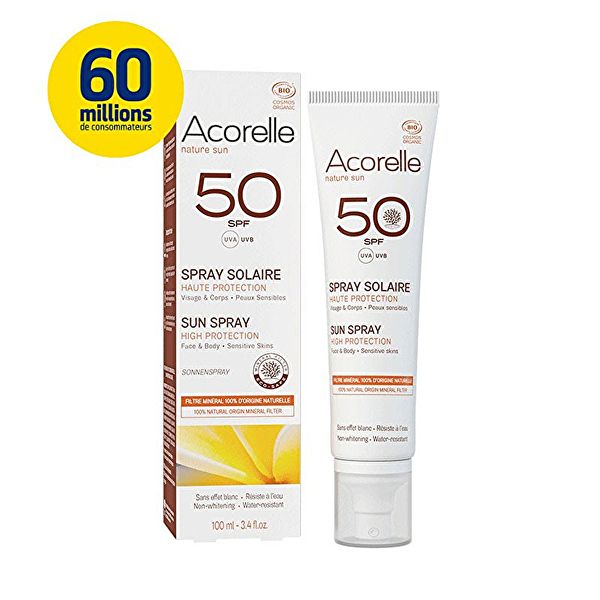 Solaire Spray SPF50 BIO 100 ml - ACORELLE