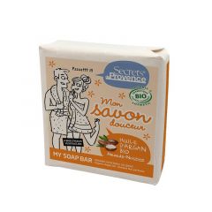 köpa SECRETS DE PROVENZE ARGANOLJA TVÅLTABLETT & NU MANDELPARFYM Förbi 3,50€