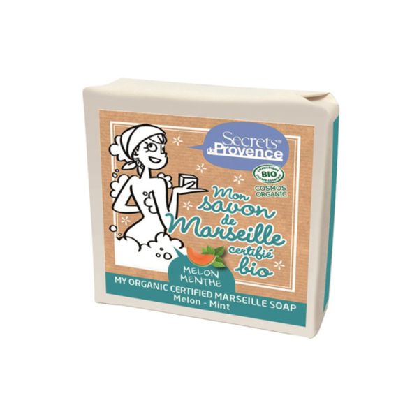 SAPONE DI MARSIGLIA MELONE E MENTA 100gr