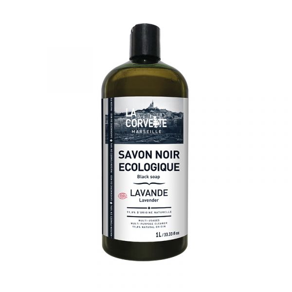 JABON LIQUIDO NEGRO LAVANDA 1L - LA CORVETTE