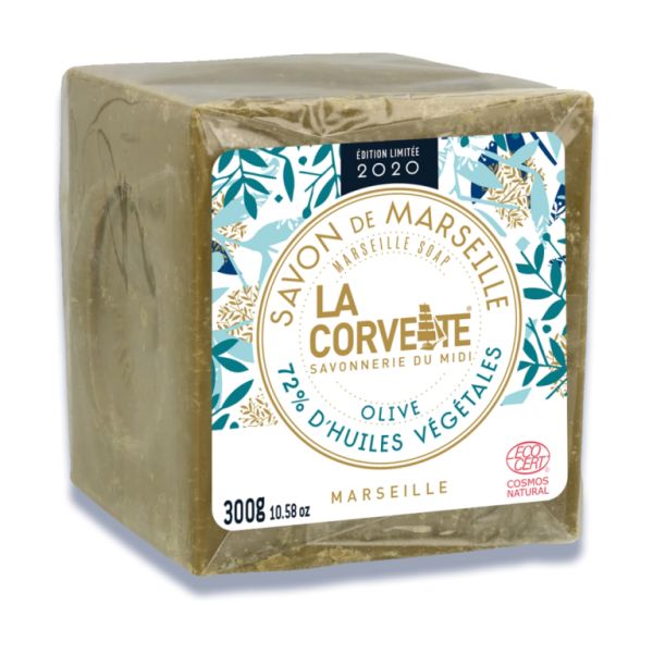 MARSEILLE OLIVE SOAP CUBE 300g - LA CORVETTE