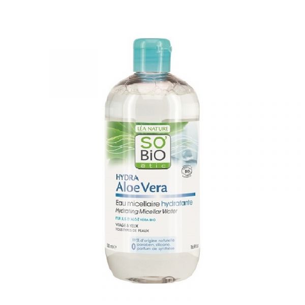 AGUA MICELAR HIDRATANTE ALOE VERA BIO 500ml