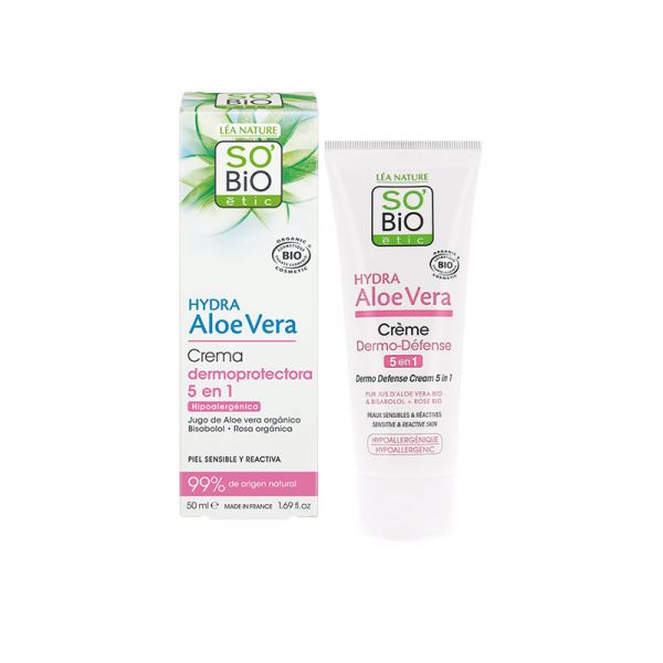 CREME PROTETOR DA PELE 5 EM 1 BISABOLOL, ALOE VERA