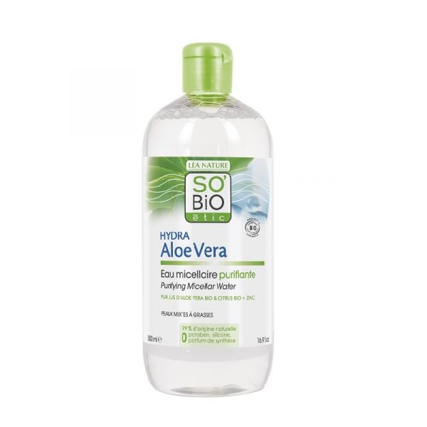 ACQUA MICELLARE PURIFICANTE ZINCO, ALOE VERA E BI LIME