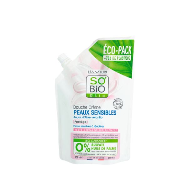 RECARGA GEL DE DUCHA PIEL SENSIBLE PROTECTOR 650ml