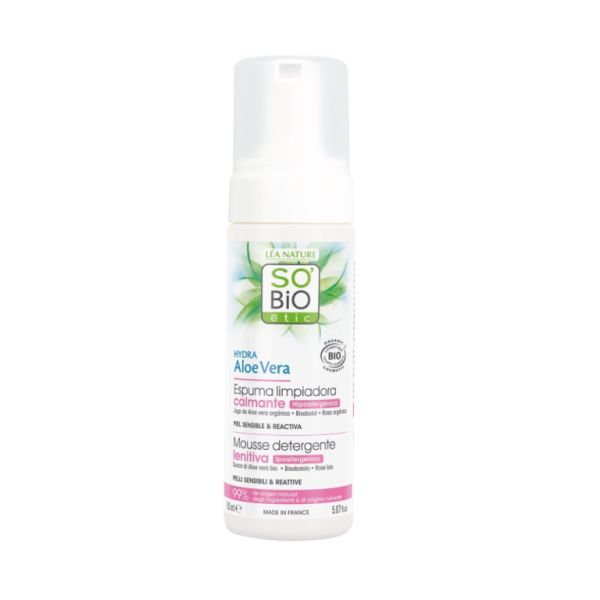 BISABOLOL SOOTHING CLEANSING FOAM, ALOE VERA &