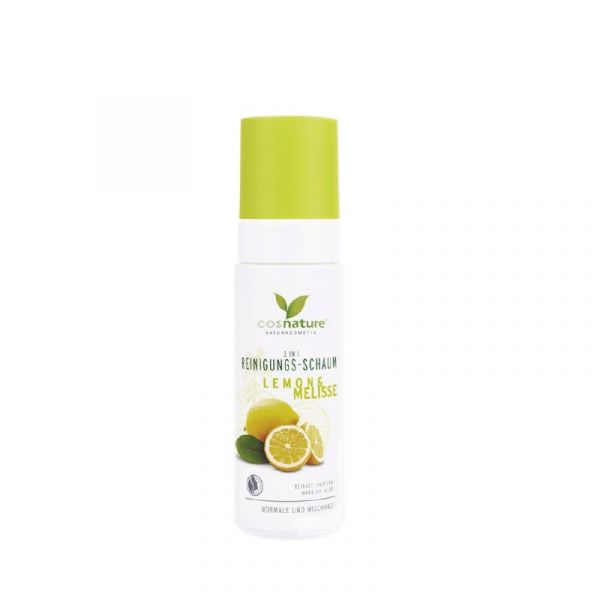 Mousse Nettoyante 3 en 1 Melisa et Citron BIO 150 ml