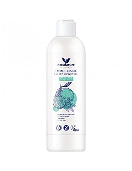 Energy Mint and Lime Organic Shower Gel 250 ml