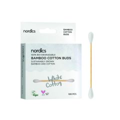 Kopen NORDICS Bamboe en biologische wattenstaafjes 100 stuks. Door 2,50€