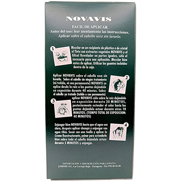 5N Novavis Châtain clair 135ml - Colorant sans ammoniaque Img 4