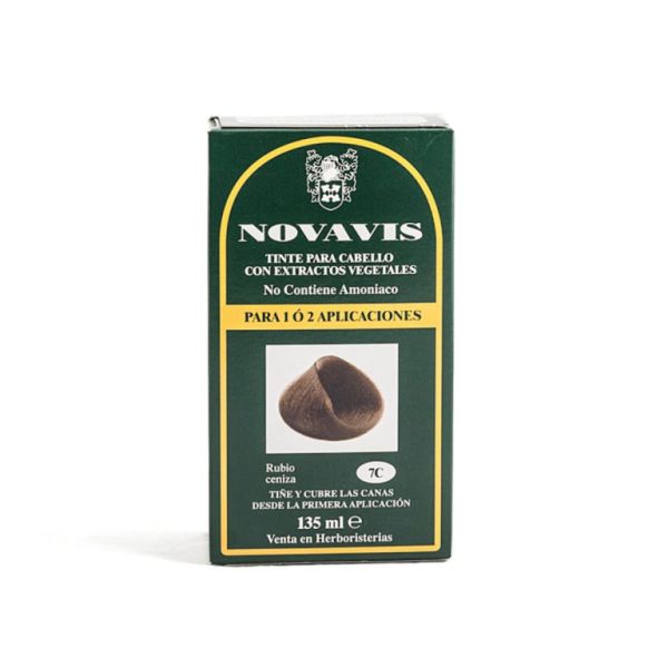 Tinte Rubio Ceniza 7C  130 ml - NOVAVIS HERBATINT