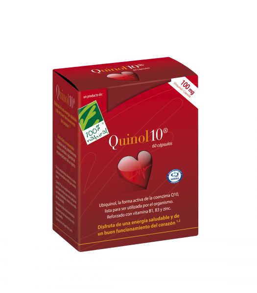 Quinol10 100 Mg 60 Cápsulas - 100%NATURAL