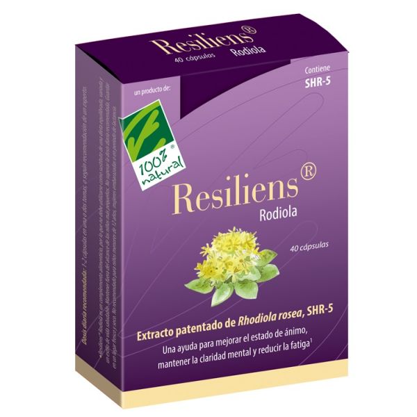 Resiliens Rhodiola 40 Cápsulas - 100%NATURAL