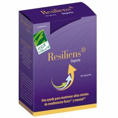 Buy 100%NATURAL Resiliens Sport 30 Capsules By 27,75€