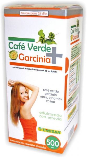 CAFÉ VERT + GARCINIA 500 ML - PINISAN