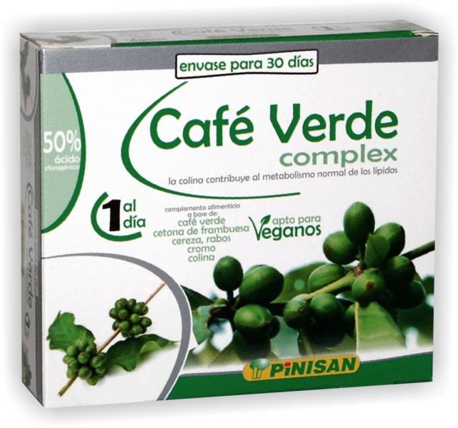 CAFE VERD COMPLEX 30 CAPS 1 AL DIA - PINISAN