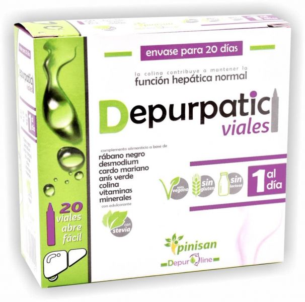 DEPURPATISCH 20 INJECTIEFLESJES - PINISAN