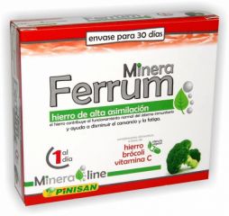 Comprar PINISAN MINERALINE FERRUM 30 CAPS Por 11,30€