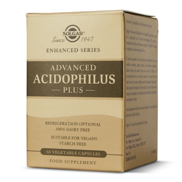 Advanced Acidophilus Plus 60 cápsulas vegetais Img 2