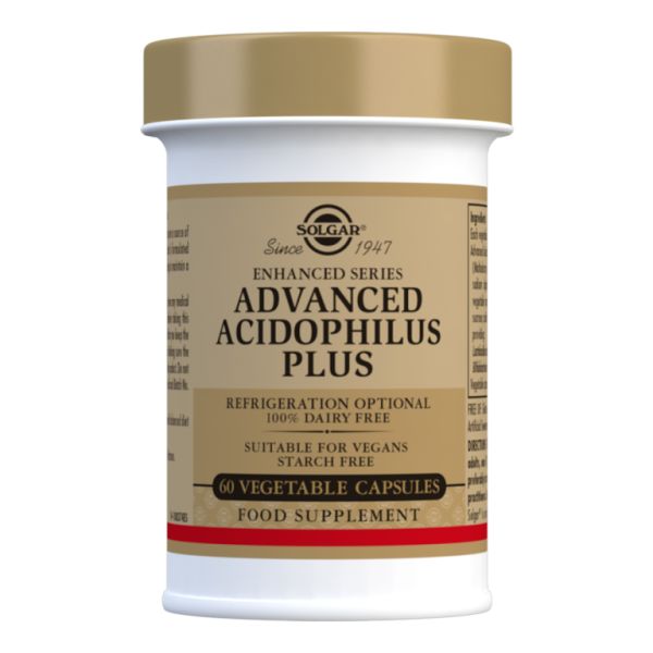 Advanced Acidophilus Plus 60 cápsulas vegetais