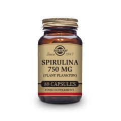 Buy SOLGAR Vegetarian Spirulina 750 mg 80 Capsules By 21,24€