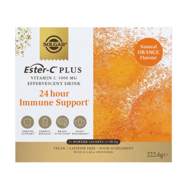 Bruisende Ester-C 1000 mg Vitamine C 21 Enveloppen Img 2