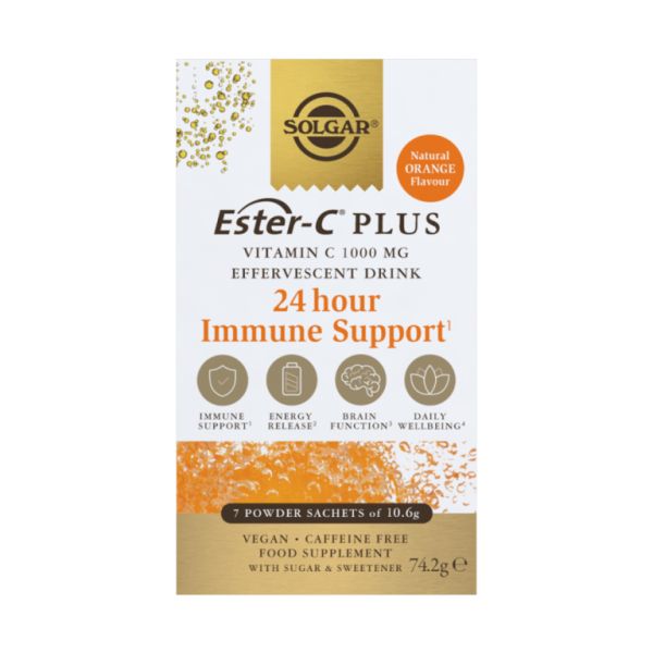 Bruisende Ester-C 1000 mg Vitamine C 7 Enveloppen Img 2