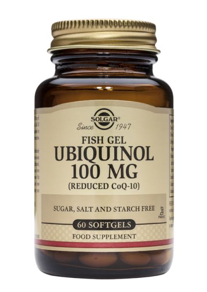 SOLGAR FISHGEL UBIQUINOL (100 mg) 60 Caps - SOLGAR