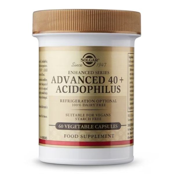 Advanced 40+ Acidophilus 60 cápsulas vegetais