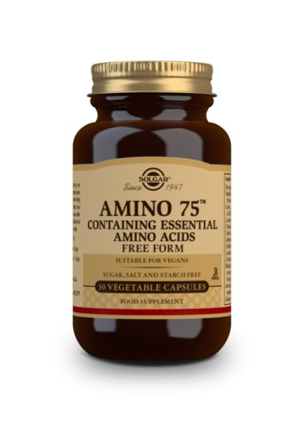 Amino 75 30 Plantaardige Capsules - SOLGAR Img 4